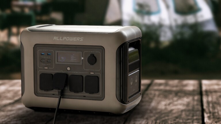 ALLPOWERS R1500 portable home backup power station comes with a massive 1,152 Wh capacity