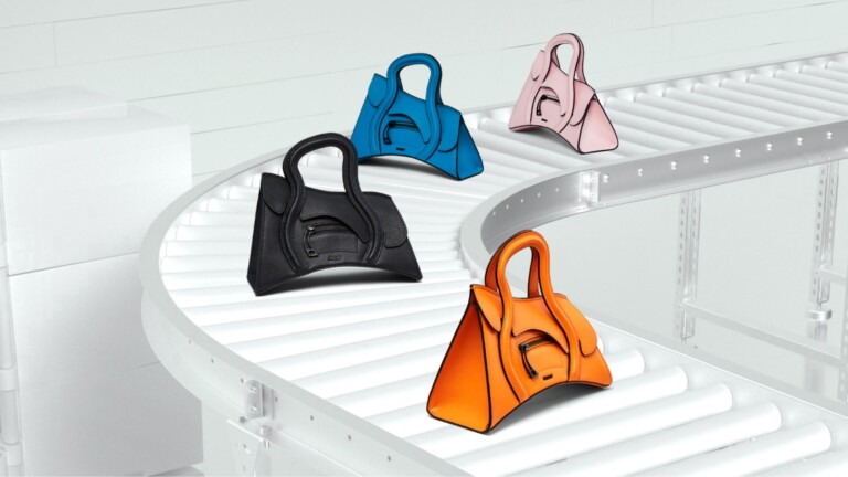 Global Supply Chain Telephone Handbag is a hybrid blend of 4 different luxury brands