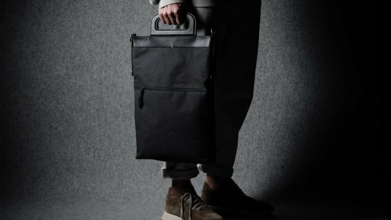 hardgraft Folding Laptop Bag has a paired-back look with all the functionality you expect