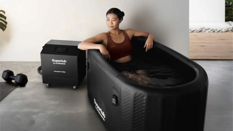 Hydragun Supertub cold water immersion therapy can improve post-workout muscle recovery