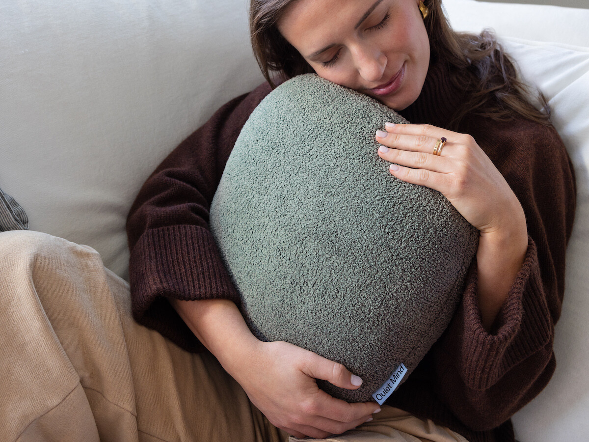 Quiet Mind Weighted Pillow helps you manage anxiety, stress, and other distractions